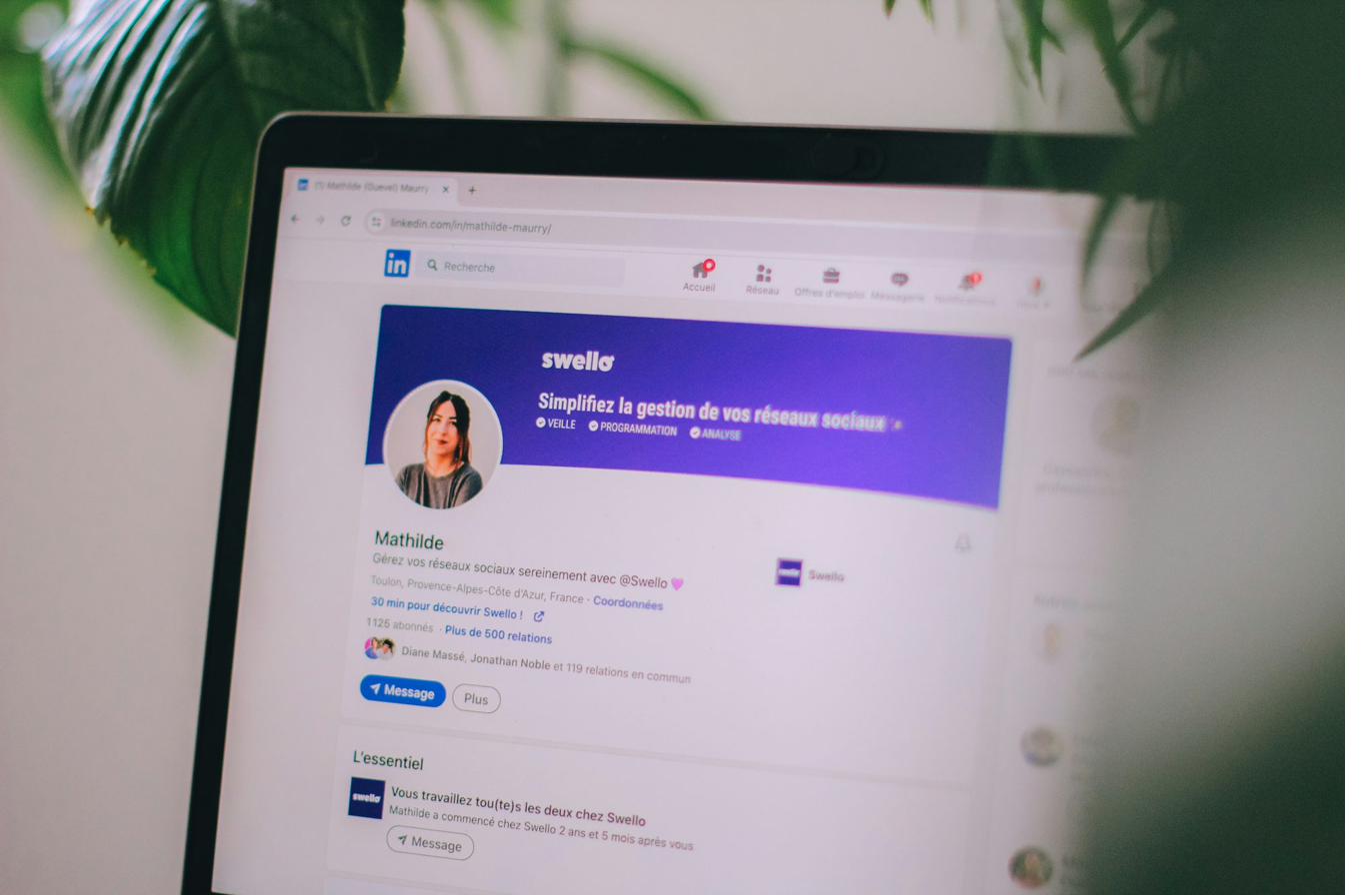 A polished LinkedIn profile