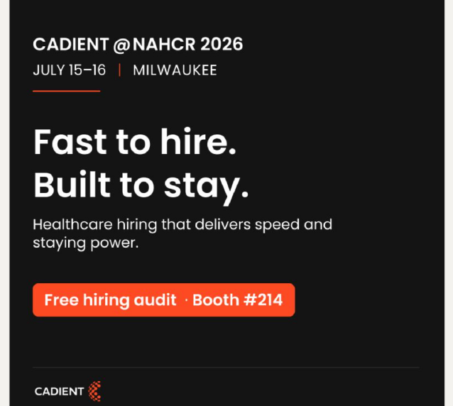 Cadient at NAHCR 2026 campaign creative